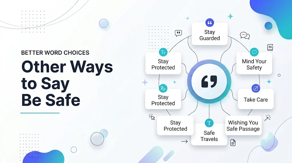 Other Ways to Say Be Safe