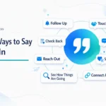 Other Ways to Say Check In