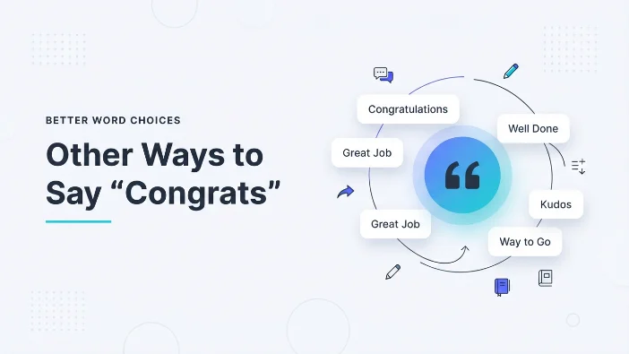 Other Ways to Say “Congrats”