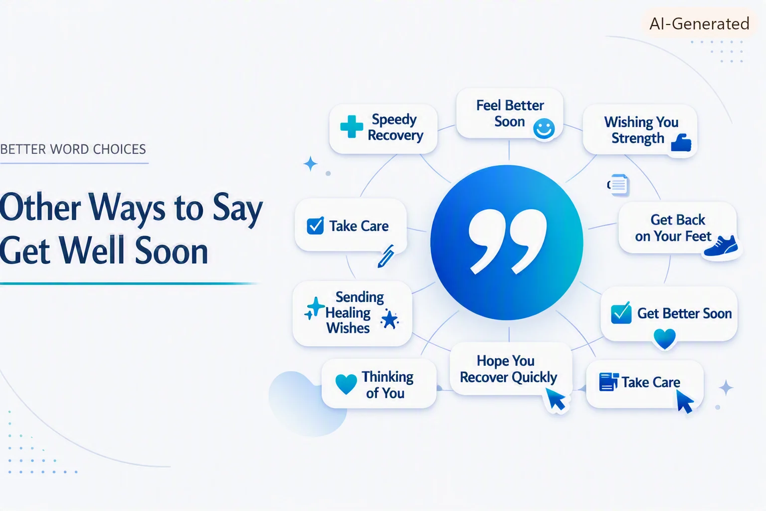 Other Ways to Say Get Well Soon