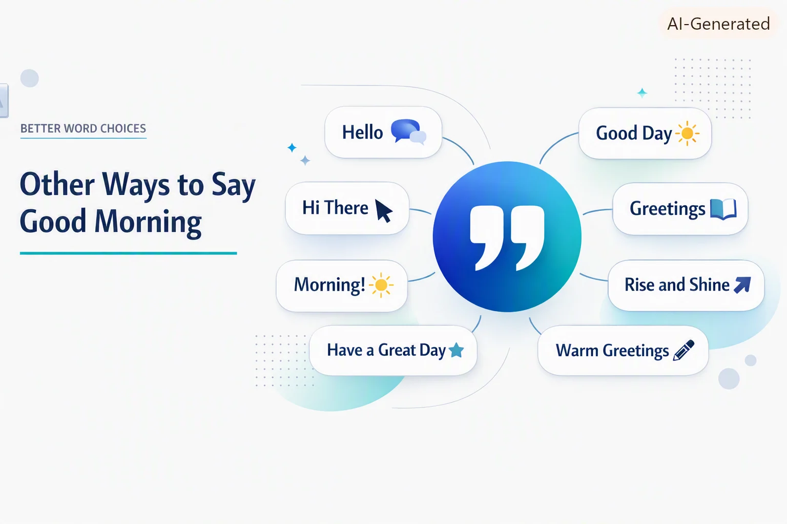 Other Ways to Say Good Morning