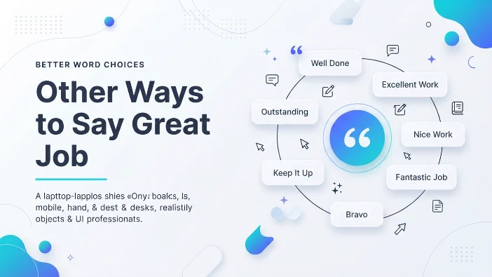 Other Ways to Say Great Job
