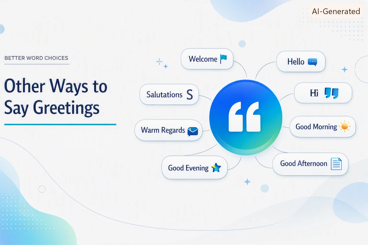 Other Ways to Say Greetings