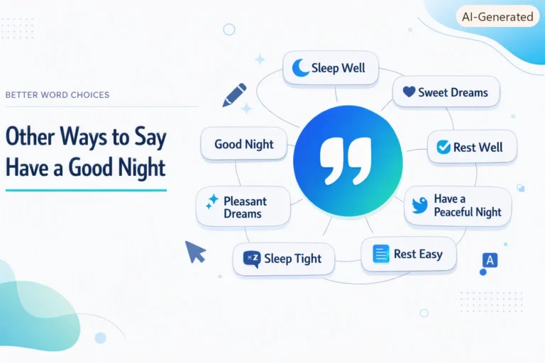 Other Ways to Say Have a Good Night