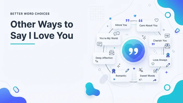 Other Ways to Say I Love You