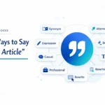 Other Ways to Say "In This Article"
