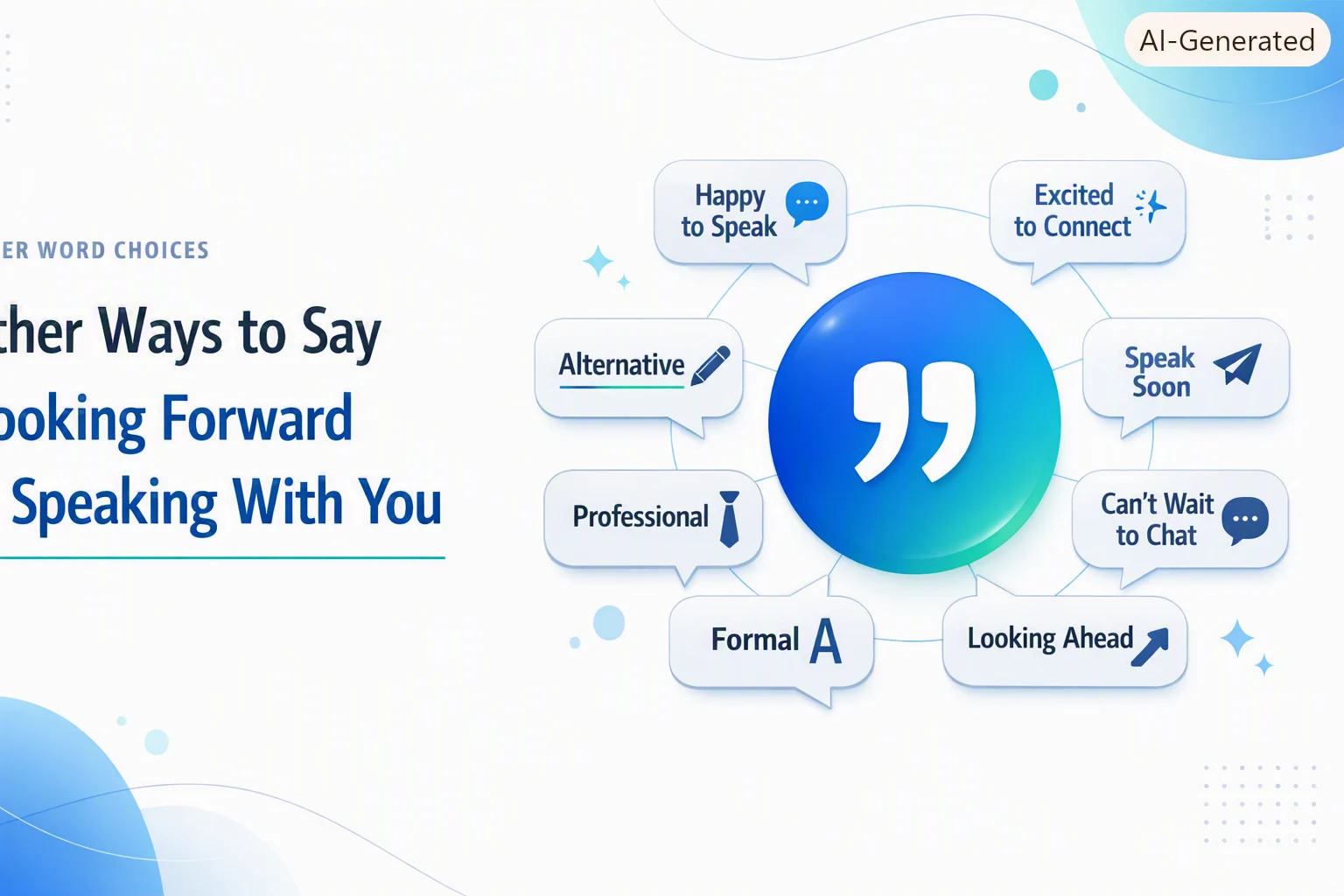 Other Ways to Say “Looking Forward to Speaking With You”