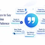 Other Ways to Say Thank You for Your Patience