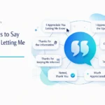 Other Ways to Say Thanks for Letting Me Know