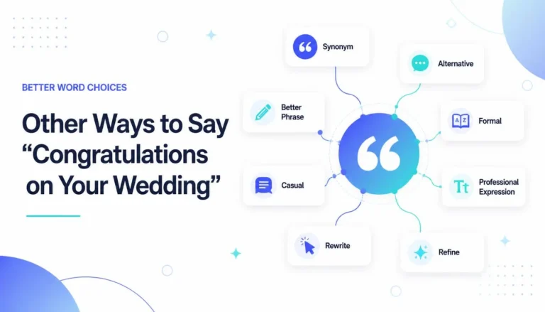 Other Ways to Say “Congratulations on Your Wedding”