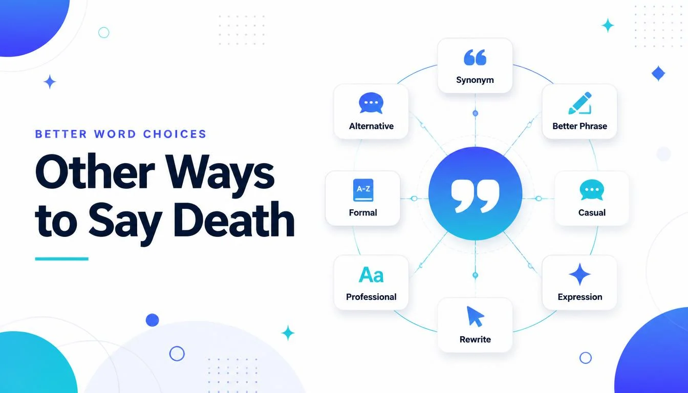 Other Ways to Say Death