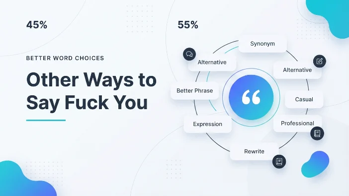 Other Ways to Say Fuck You