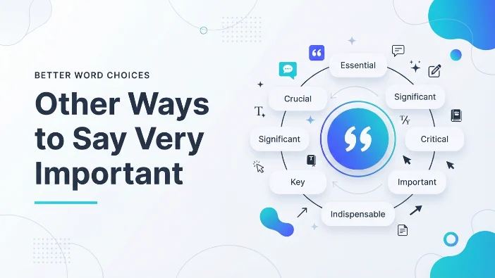 Other Ways to Say Very Important