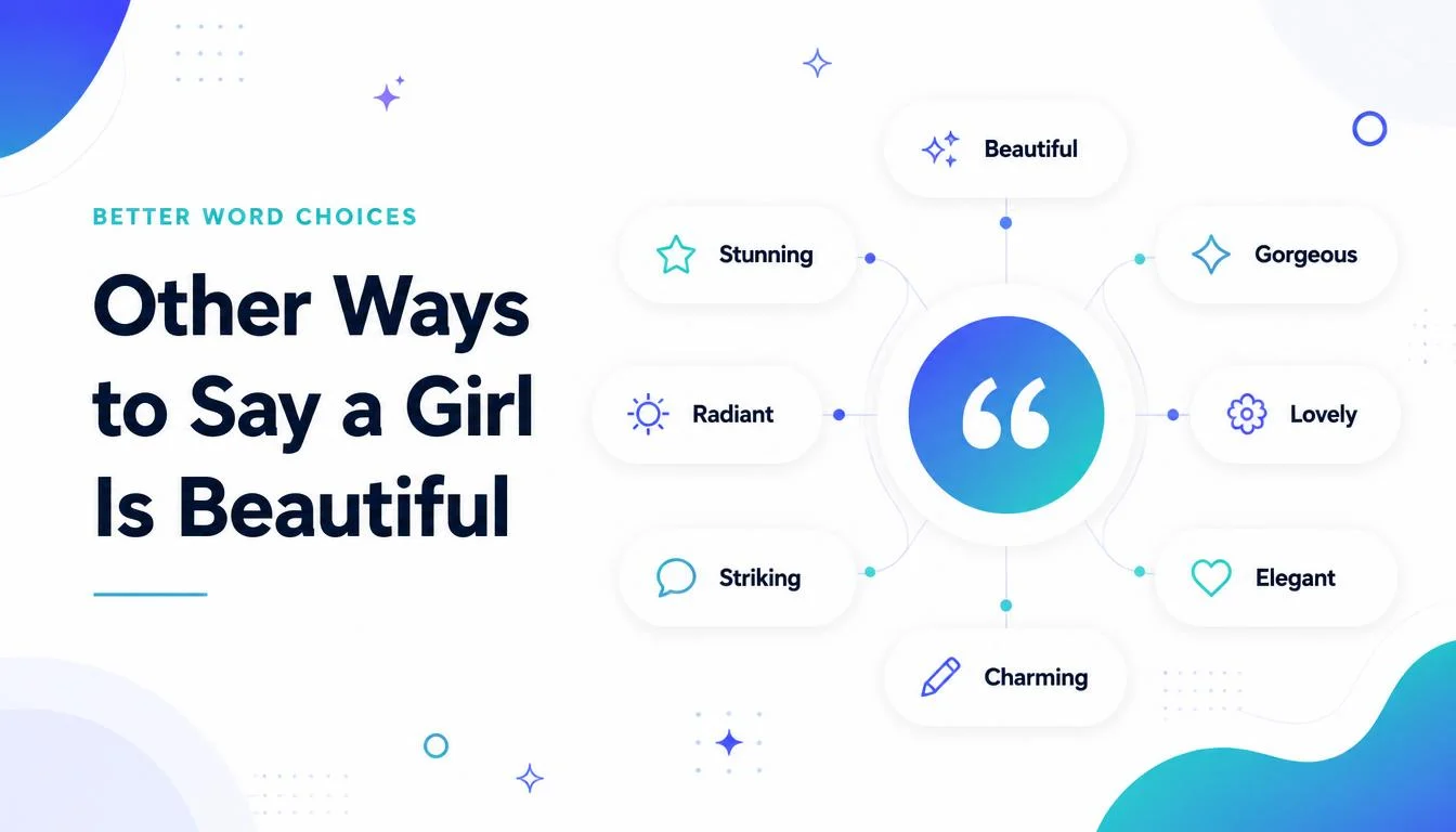 Other Ways to Say a Girl Is Beautiful