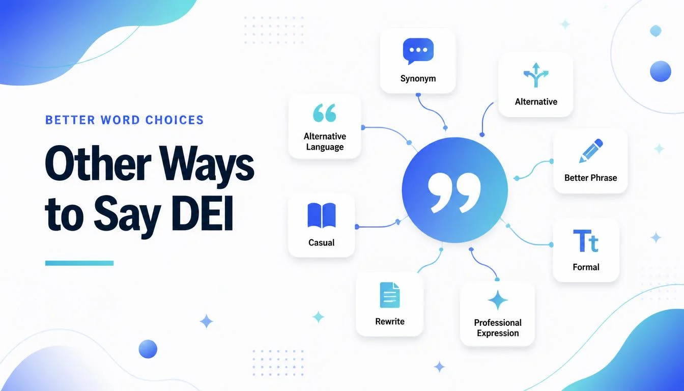 Other Ways to Say DEI