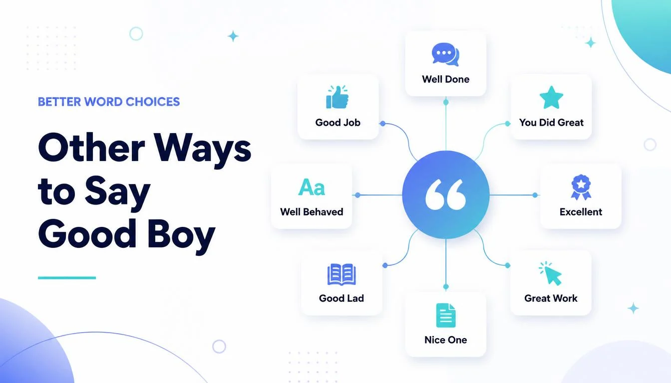 Other Ways to Say Good Boy