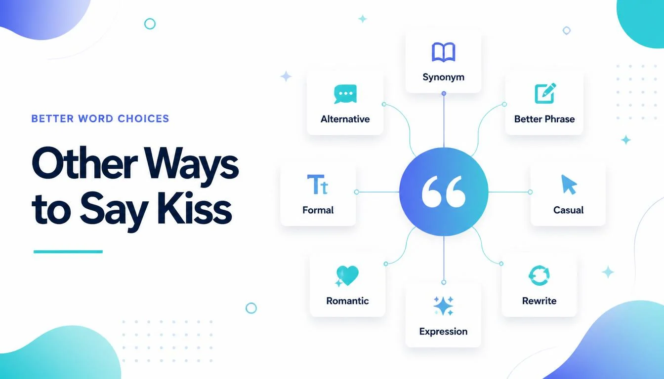 Other Ways to Say Kiss