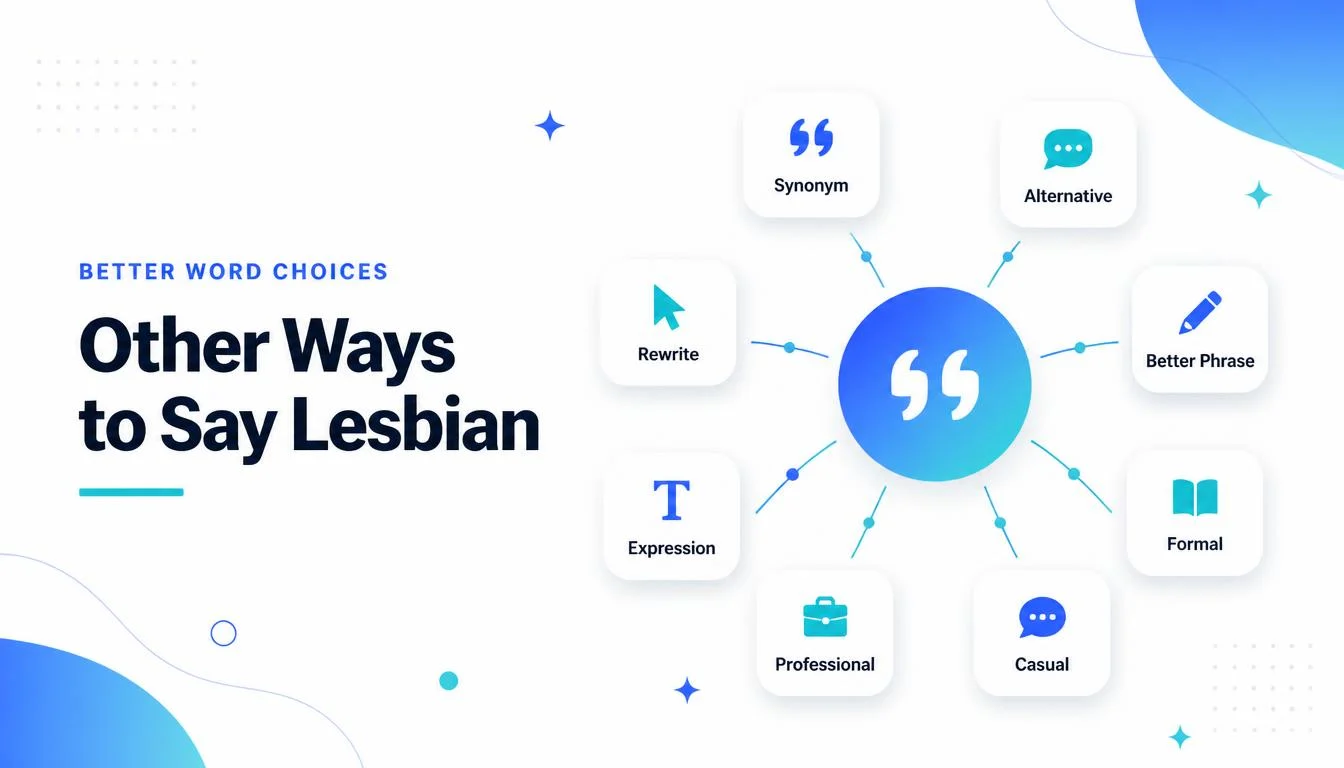Other Ways to Say Lesbian