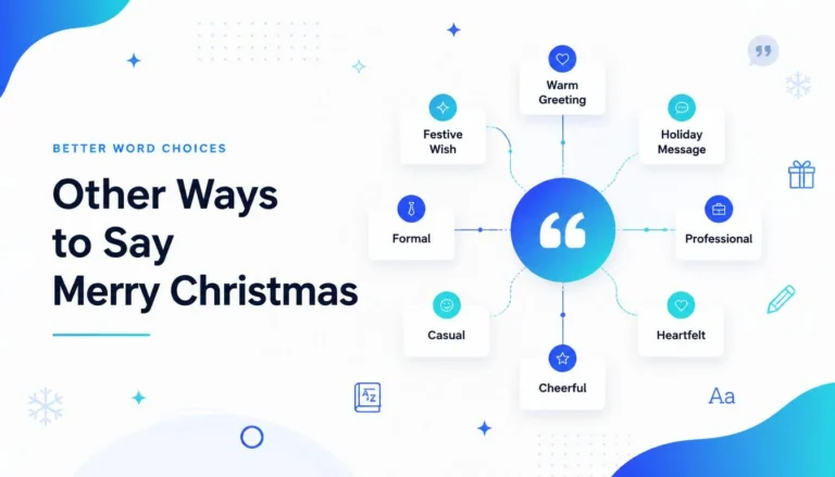Other Ways to Say Merry Christmas