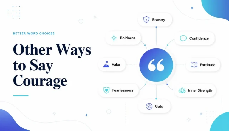 Other Ways to Say Courage