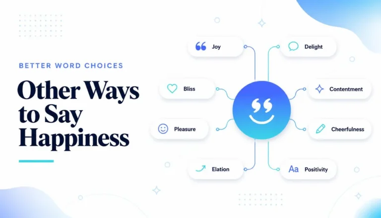 other ways to say happiness