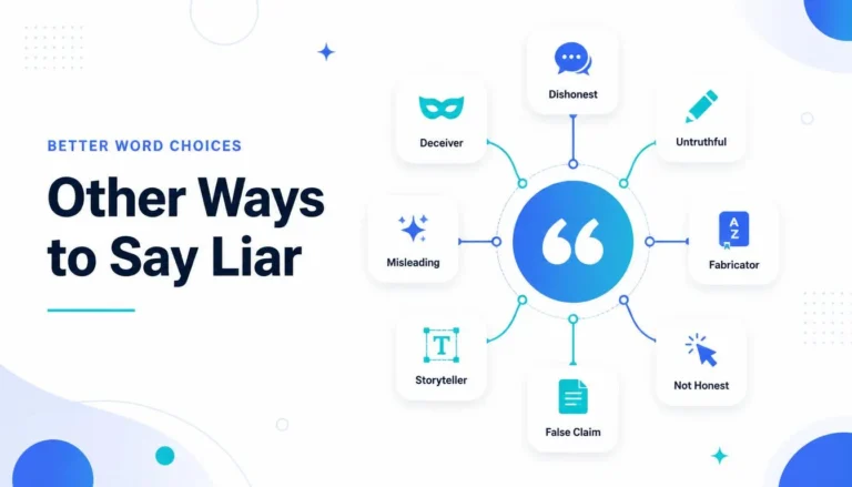Other Ways to Say Liar