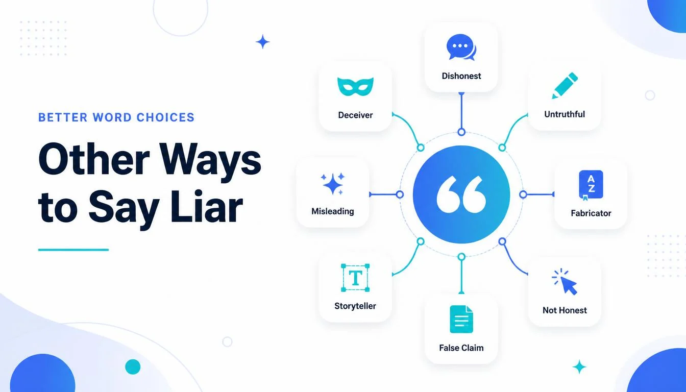 Other Ways to Say Liar
