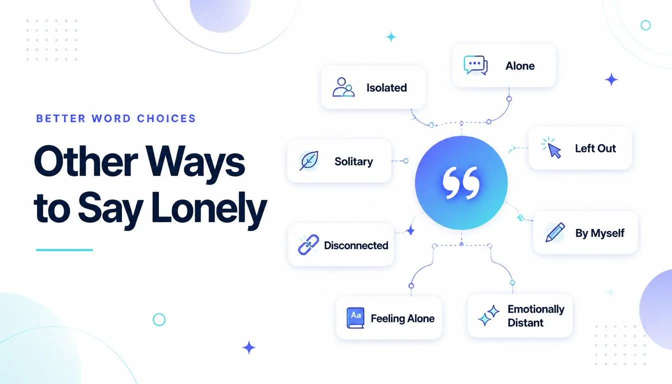 Other Ways to Say Lonely