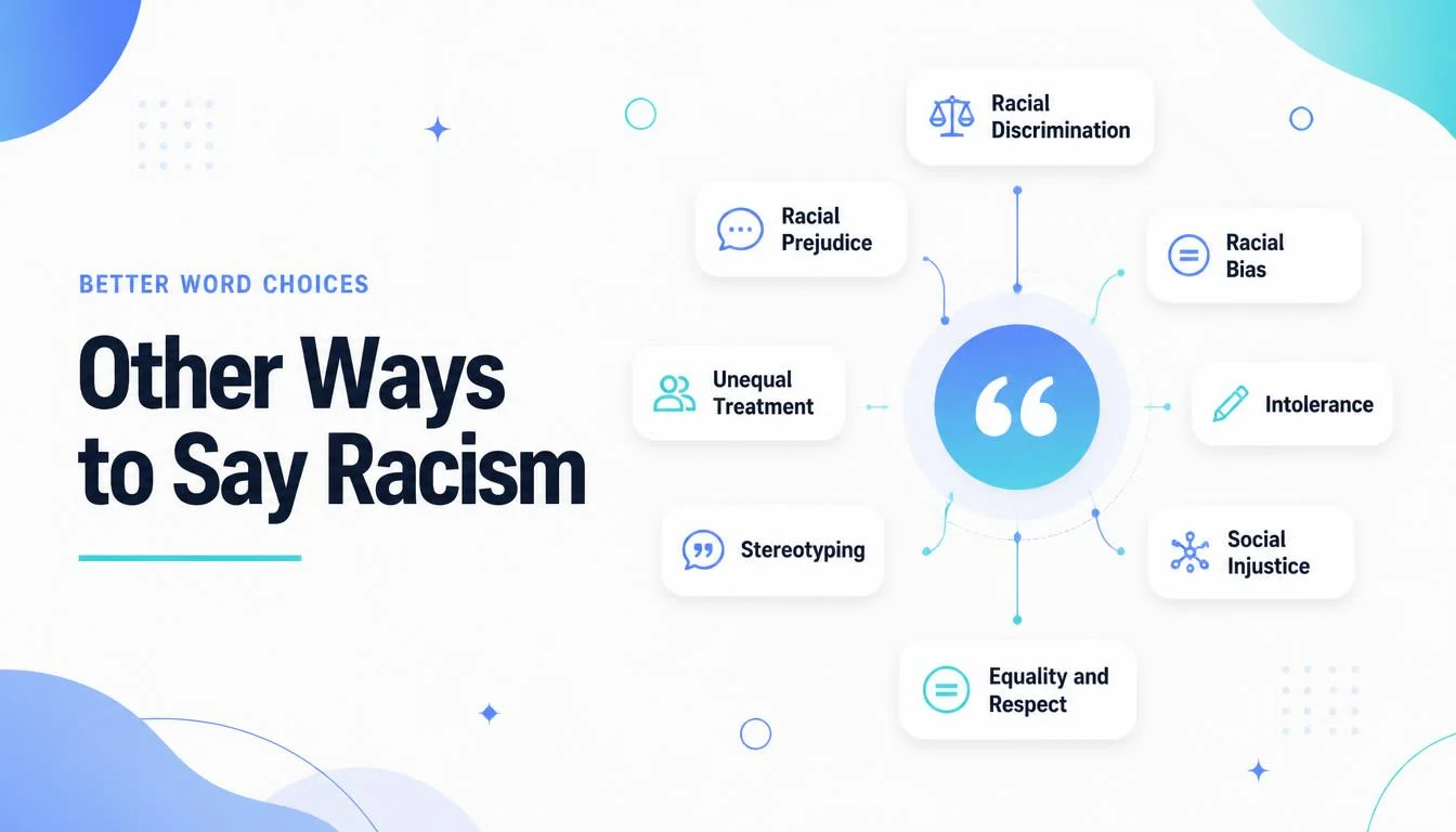 Other Ways to Say Racism