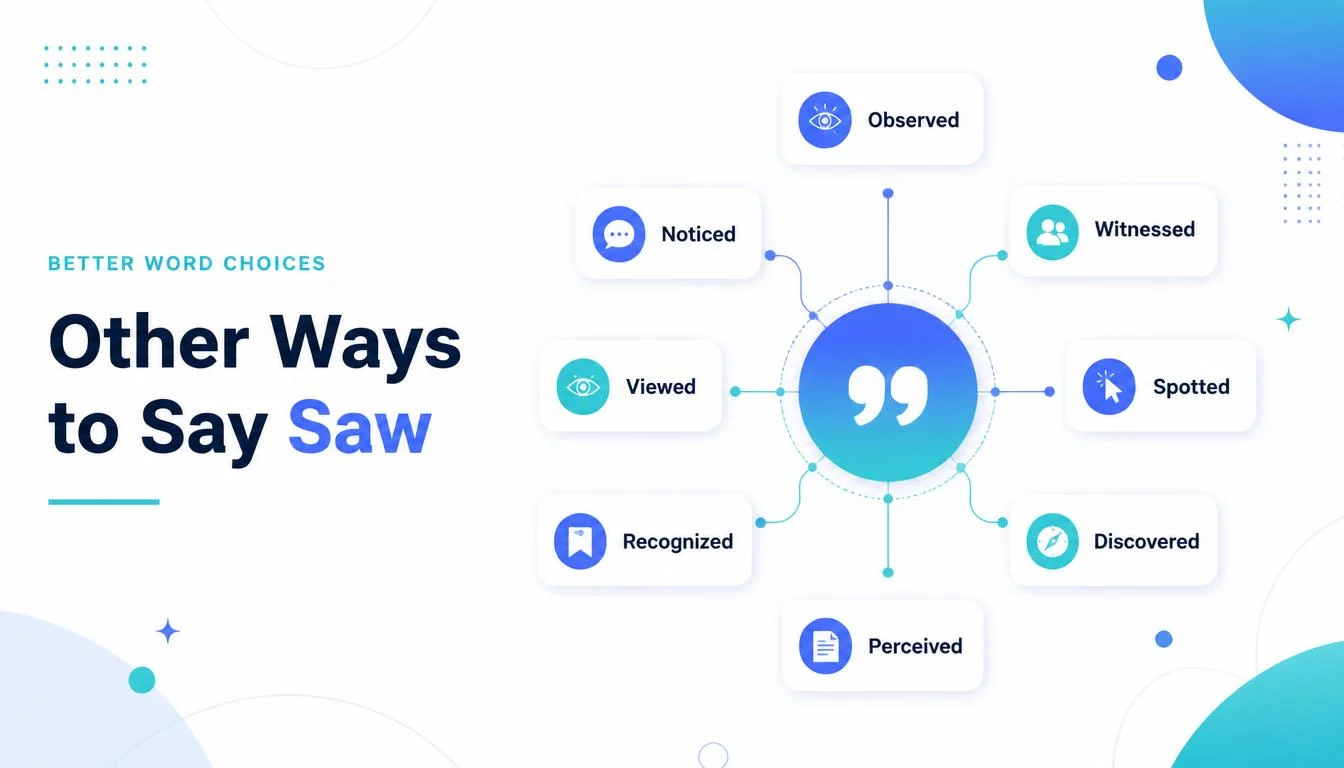 Other Ways to Say Saw