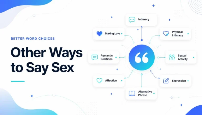 other ways to say sex