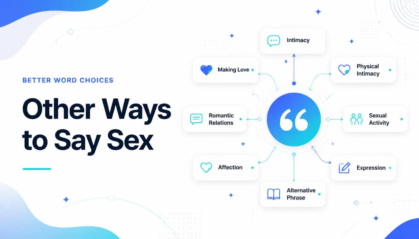 other ways to say sex