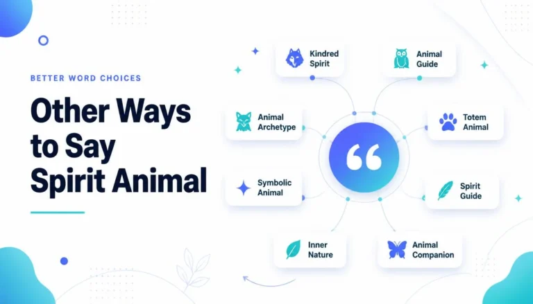 other ways to say spirit animal