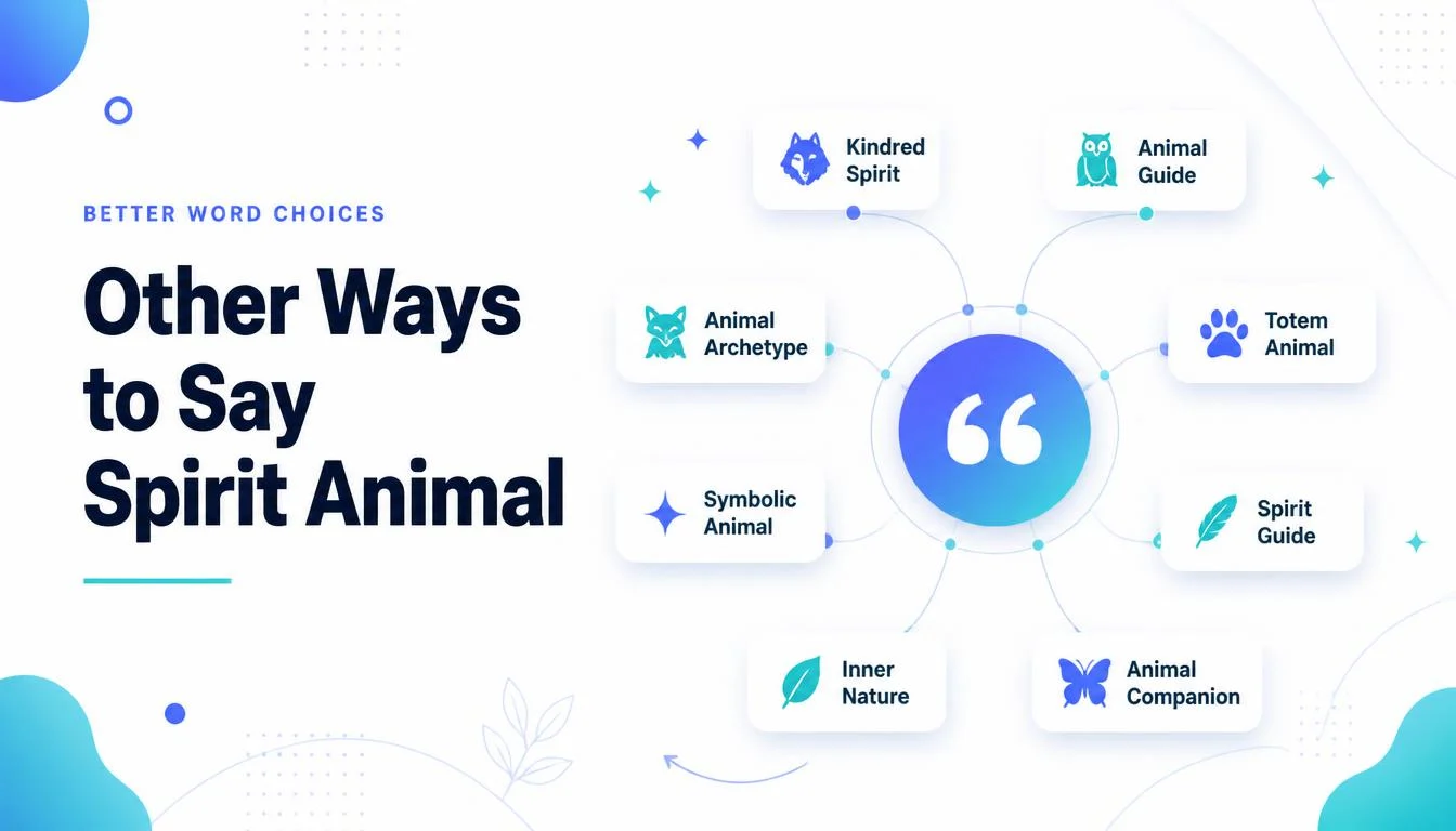 other ways to say spirit animal