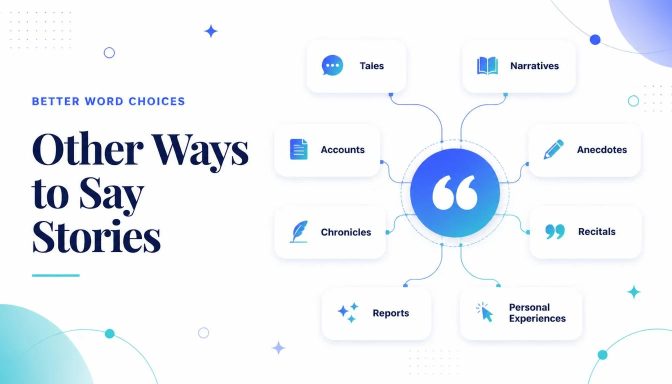 Other Ways to Say Stories