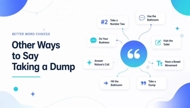 Other Ways to Say Taking a Dump