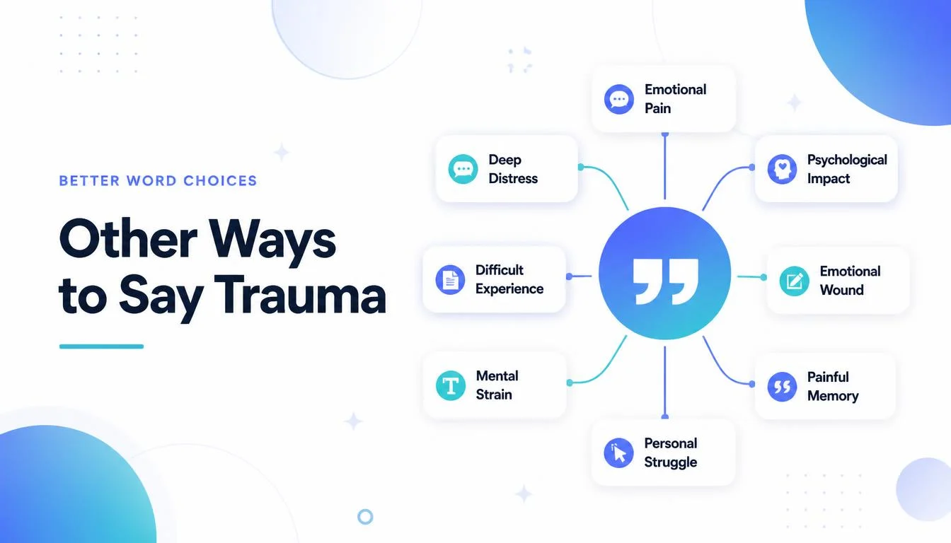 Other Ways to Say Trauma